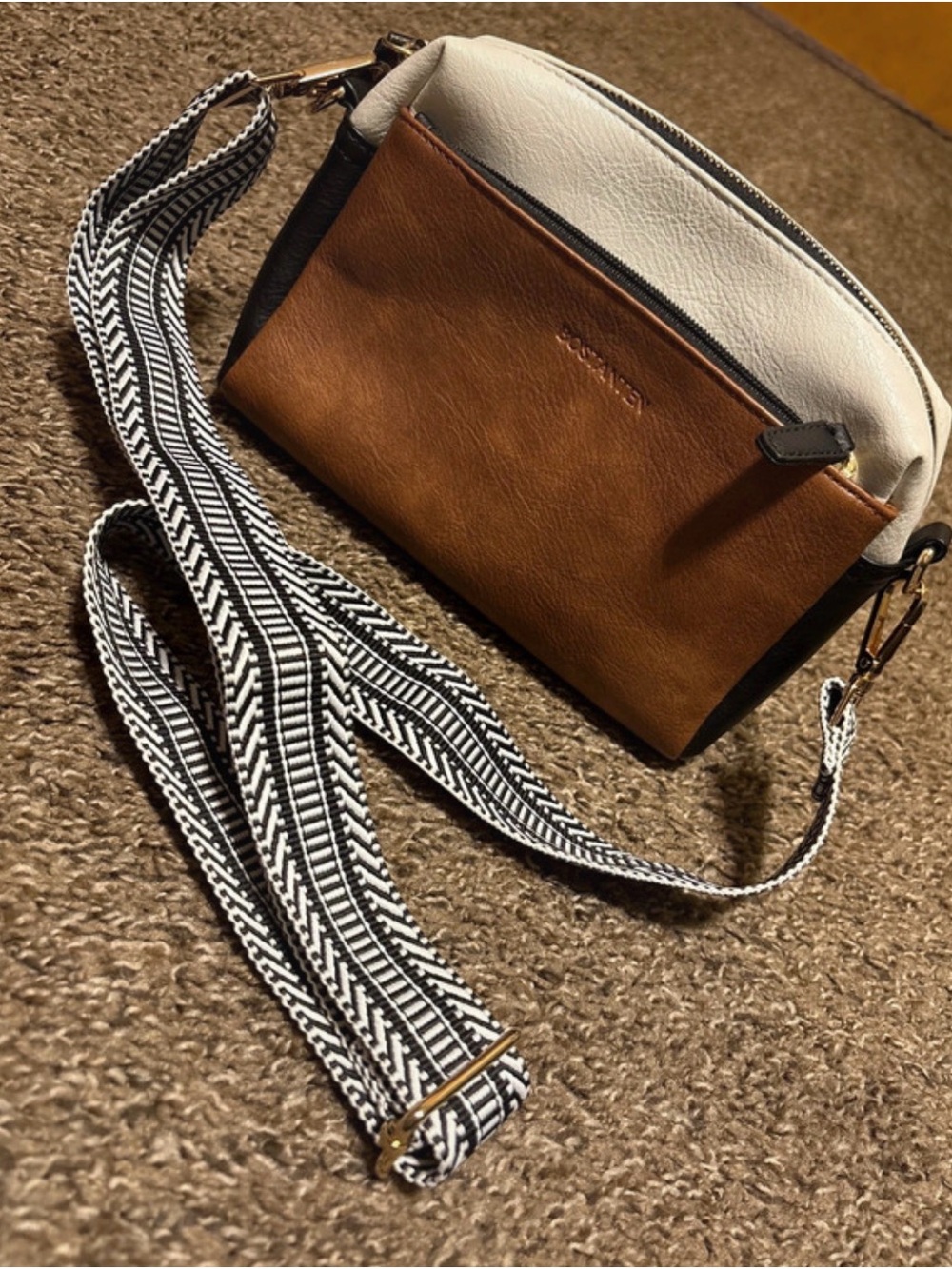 Colorblock Crossbody Bag